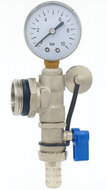 Replacement Pressure gauge/Drain manifold end set