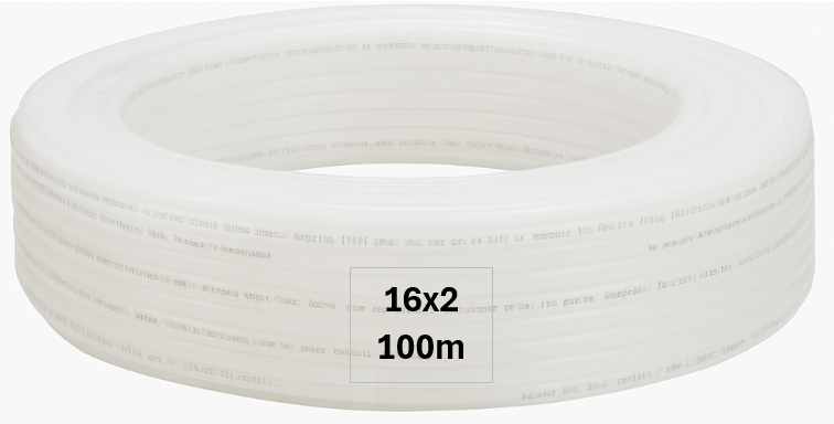 16x2mm PERT underfloor heating pipe (100m)