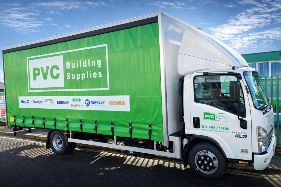PVC Building Supplies Delivery Fleet